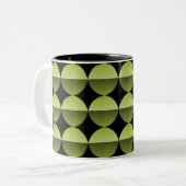 Mug à air rétro, vert olive (Devant gauche)