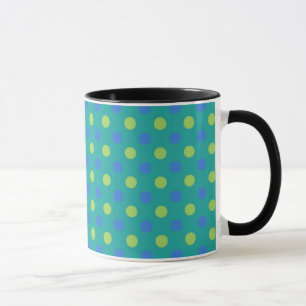 Mug à anneaux noir et blanc, Pois de Blue Moons