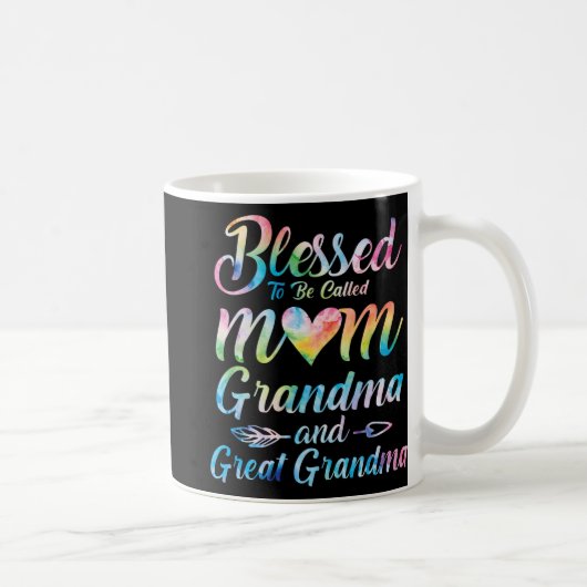 Mug À appeler Maman Grand-mère Grand-grand-mère Da de (Droite)