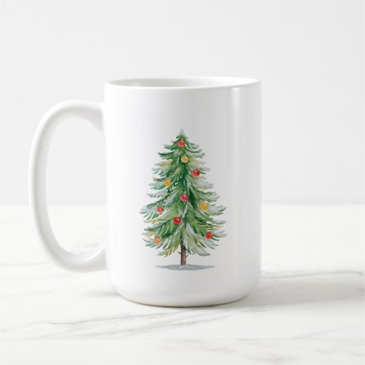Mug à arbre de Noël traditionnel (Gauche)