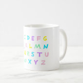 Mug A-B-C pastel (Devant droit)