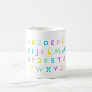 Mug A-B-C pastel