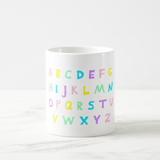 Mug A-B-C pastel (Centre)