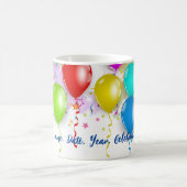 Mug à ballons coloré - Personnalisable! (Centre)