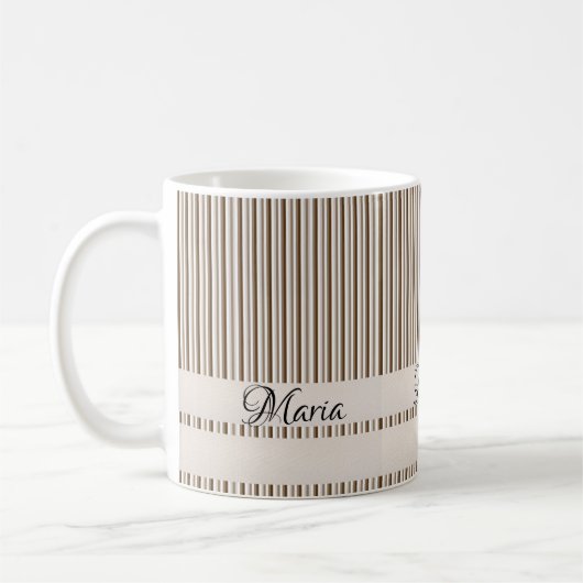 Mug à bande Brown (Gauche)