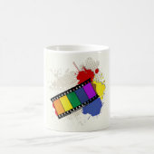 Mug à bande de film colorée (Centre)