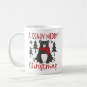 Mug A Beardy Merry Christmas Cute Bear (Gauche)