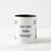 Mug "À bientôt" Personnalisé, 50 ans (Centre)