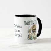 Mug "À bientôt" Personnalisé, 50 ans (Devant droit)