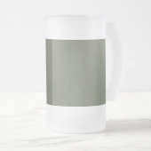 Mug à bières texturées vert mousse à deux tons - P (Devant droit)