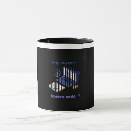 Mug A Binary code (Centre)
