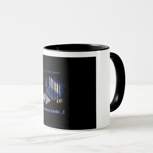 Mug A Binary code (Devant droit)
