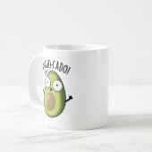 Mug A-boo-cado Blagues Drôles d'Avocat Épeurant (Devant gauche)