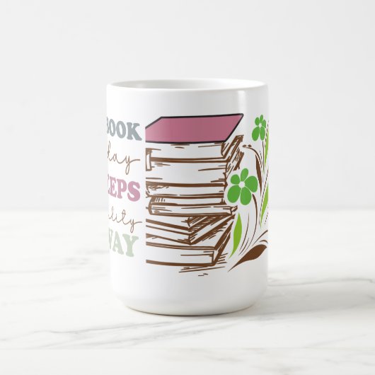 Mug A Book a Day Keeps Reality Away (Centre)