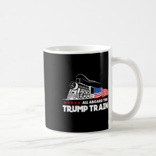 Mug À Bord Du Drapeau Américain Trump Train 2024
