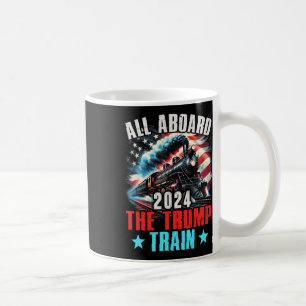 Mug À Bord Du Trump Train 2024 Trump 2024 États-Unis A
