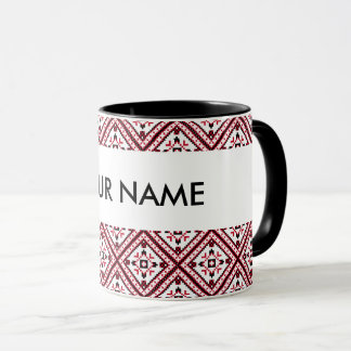 Mug à broderie ukrainienne Vyshyvanka