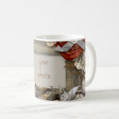 Mug à cadre fleuri (Devant droit)