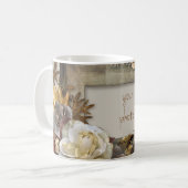 Mug à cadre fleuri (Devant gauche)