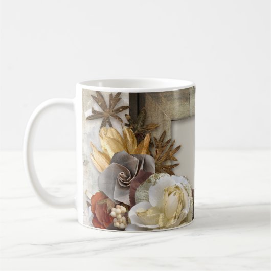 Mug à cadre fleuri (Gauche)