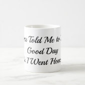 Mug à café 11oz Employé drôle (Centre)