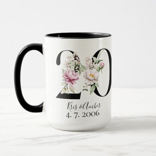 Mug à café 20e anniversaire (Gauche)