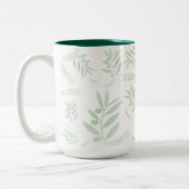 Mug à café à branche d'olivier - Botanique à deux (Gauche)