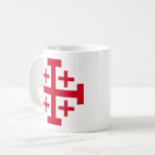 Mug à café à croix de Jérusalem (Devant gauche)
