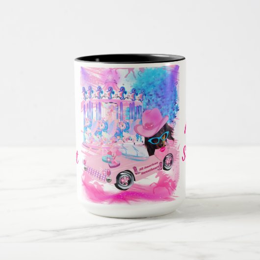 Mug à café à deux tons (Centre)