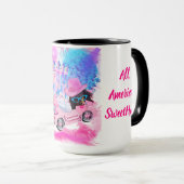 Mug à café à deux tons (Devant droit)