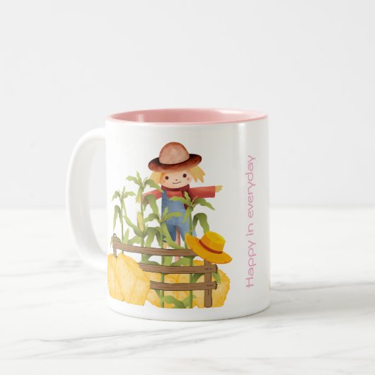 Mug à café à deux tons (Devant gauche)