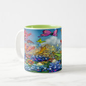 Mug à café à deux tons (Devant gauche)