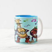 Mug à café à deux tons (Devant droit)