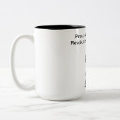 Mug à café à deux tons casquette vétéran de la gue (Gauche)