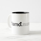 Mug à café à deux tons chamo (Devant gauche)