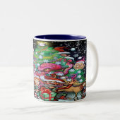 Mug à café à deux tons de Noël (Devant droit)