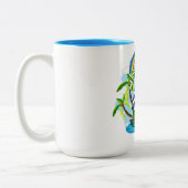 Mug à café à deux tons de Noël (Gauche)