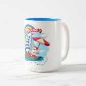 Mug à café à deux tons de Noël (Devant droit)