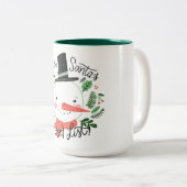 Mug à café à deux tons de Noël (Devant droit)