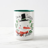 Mug à café à deux tons de Noël (Centre)