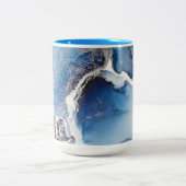 Mug à café à deux tons d'encre d'alcool (Centre)