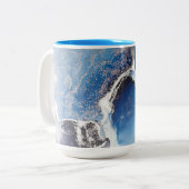 Mug à café à deux tons d'encre d'alcool (Devant gauche)