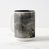 Mug à café à deux tons d'encre d'alcool (Devant gauche)