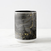 Mug à café à deux tons d'encre d'alcool (Centre)