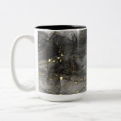 Mug à café à deux tons d'encre d'alcool (Gauche)