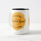 Mug à café à deux tons épices citrouille (Devant gauche)