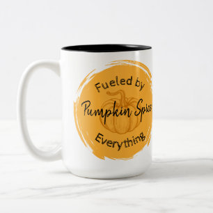 Mug à café à deux tons épices citrouille
