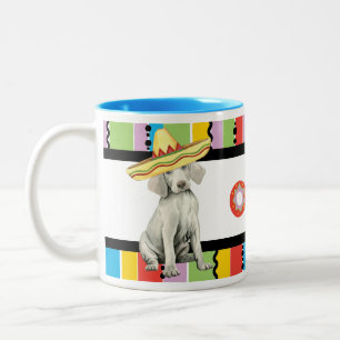 Mug à café à deux tons Fiesta Weimaraner