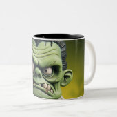 Mug à café à deux tons Frankenstein (Devant droit)
