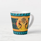 Mug à café à deux tons indien Kokopelli (Angle droit)